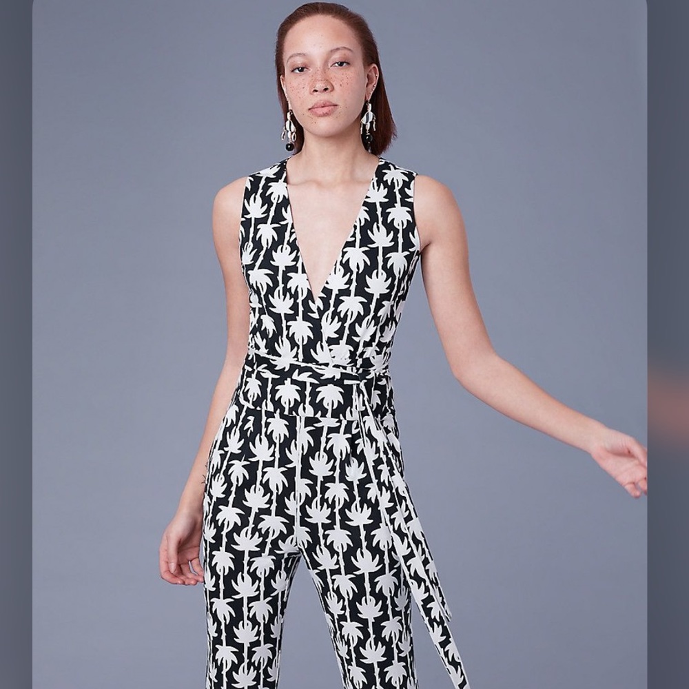 DVF Terria silk jumpsuit